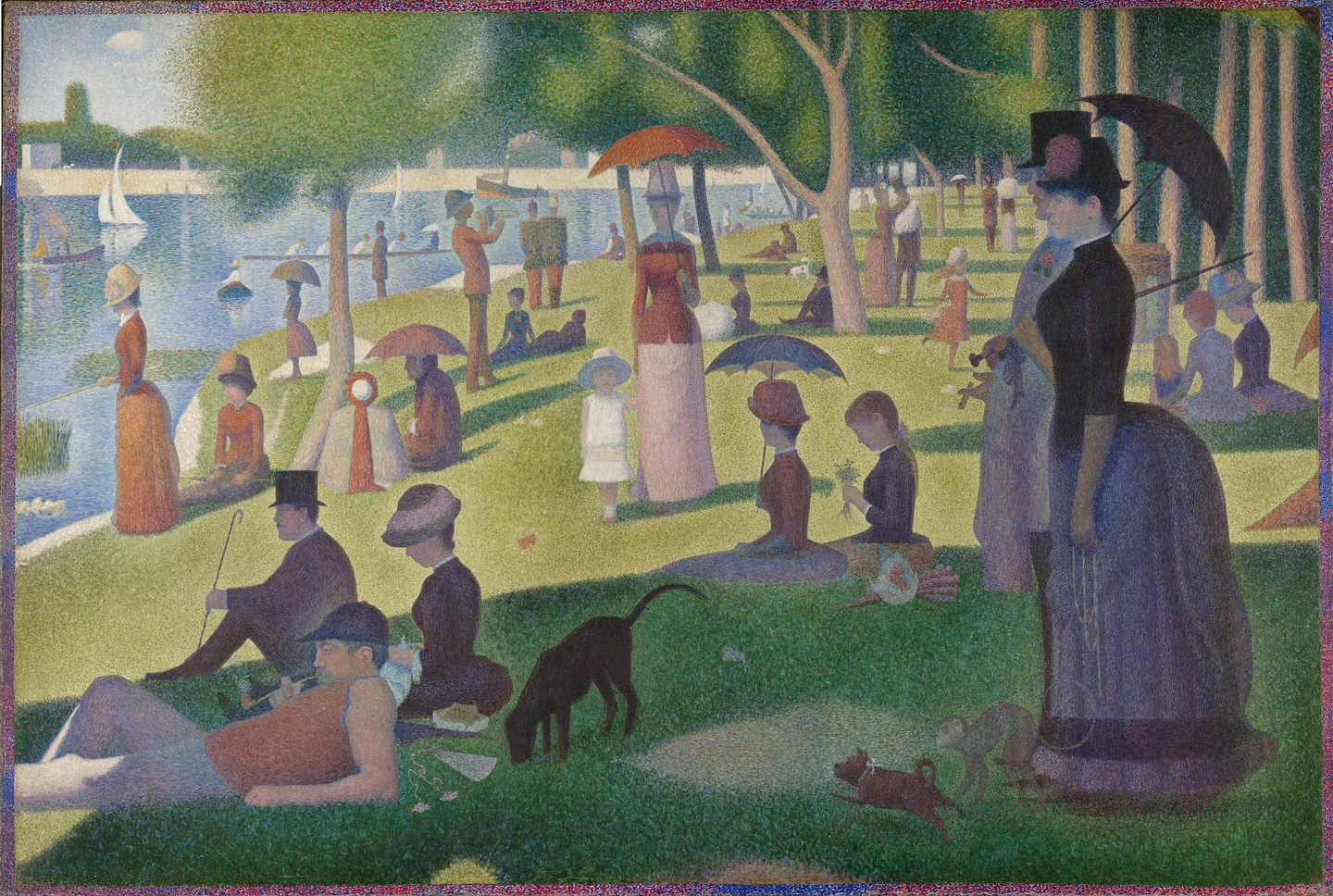 Georges Seurat · A Sunday on La Grande Jatte — 1884